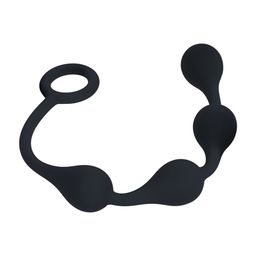 Levelz by shots Waterdrop Siliconen Anale Ballen - S - 20mm - Zwart (8714273066855)