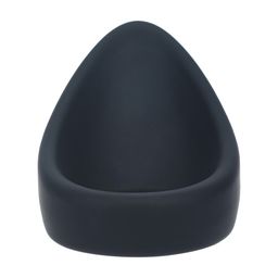 Levelz by shots Druppelvormige Siliconen Cockring - Zwart (8714273063601)