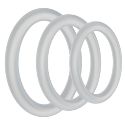 Doc johnson Tri-Pack Siliconen Dichting - Cockring Set (6768903846708)