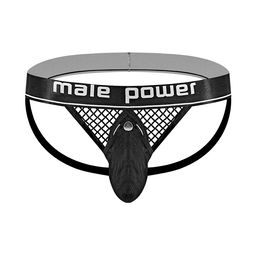 Male power Cock Ring Jock - S/M - Zwart (845830084093)