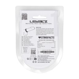 Levelz by shots Wide O Silicone Cockring - L - 42mm - Zwart (8714273061997)