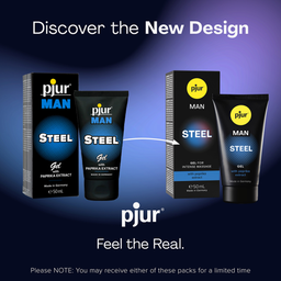 Pjur MAN Steel - Gel for Intense Massage - 1.7 fl oz / 50 ml (827160111670)