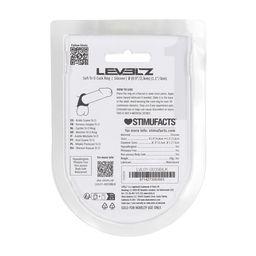 Levelz by shots Zachte Tri O Siliconen Cockring - Zwart (8714273063663)