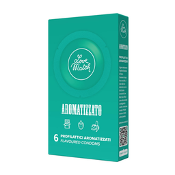 Love match Aromatizzato - Flavored Condoms - 6 Stuks (8052742680066)
