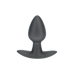 Ouch! by shots Zachte Siliconen Anale Plug - Klein - 2,6 / 6,5 cm - Gunmetal (8714273056818)