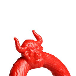 Xr brands Beast Mode - Siliconen Cockring - Rood (848518053862)