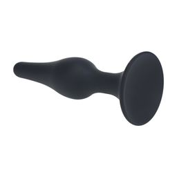 Levelz by shots Slim Siliconen Anale Plug - XL - Zwart (8714273066169)