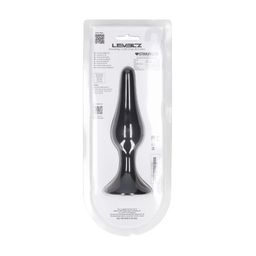 Levelz by shots Slim Siliconen Anale Plug - XL - Zwart (8714273066169)