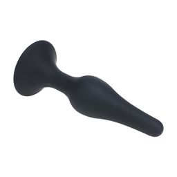 Levelz by shots Slim Siliconen Anale Plug - XL - Zwart (8714273066169)