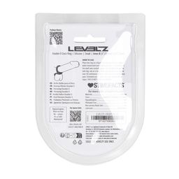 Levelz by shots Double O Siliconen Cockring - S - Zwart (8714273062635)
