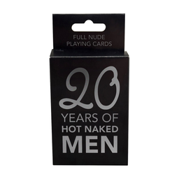 Kheper games 20 Jaar Heerlijke Naakte Mannen - Speelkaarten (825156111857)