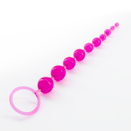 Crushious Basis Anale Kralen - 10 Kralen Ketting - Roze (799632355069)