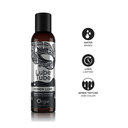 Orgie Semen Lube - Waterbased Intimate Gel - 150 ml / 5,07 fl oz (5600742917267)