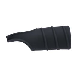 Levelz by shots Siliconen Cockring en Geribbelde Mouw - Zwart (8714273063779)