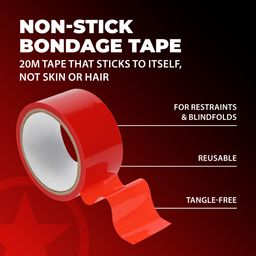 Ouch! by shots PVC Niet-Plakband - 20 m - Rood (8714273028426)