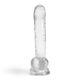 Crushious Hudini - Jelly Flexibele Anale Dildo - 6,9/ 17,5 cm - Doorzichtig (7403254158795)