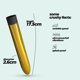 Crushious Classic Vibe - Classic Vibrator - Goud (7403254158788)