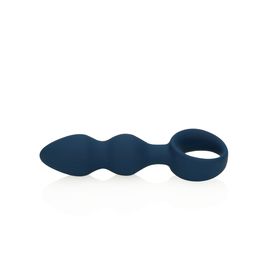 Loveline by shots Druppelvormige Anale Plug - Medium - Baltisch Blauw (8714273050779)