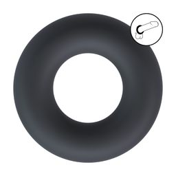 Levelz by shots Vloeibare Siliconen Cockring - M - Zwart (8714273061850)