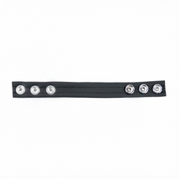 Red leather Verstelbare Leren Cockring - Zwart (3662811230655)