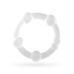 Crushious Triple Bead - Cockring Set - Doorzichtig (799632354741)