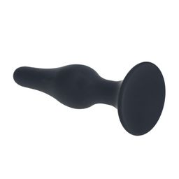 Levelz by shots Slanke Siliconen Anale Plug - L - Zwart (8714273065971)