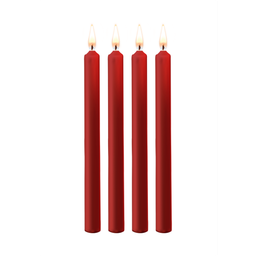 Ouch! by shots Plagen Kaarsen - 4 Stuks - Groot - Rood (8714273545008)