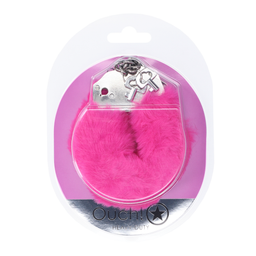 Ouch! by shots Zware Fluffy Handboeien - Roze (8714273043122)
