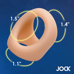 Curve toys Siliconen Cock- en Ballenring - Licht (653078944860)