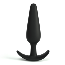 Crushious Tic - Siliconen Anale Plug - Klein - Zwart (7403254158863)