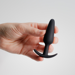 Crushious Tic - Siliconen Anale Plug - Klein - Zwart (7403254158863)