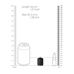 Ouch! by shots Tease Candles - Disobedient - 4 Stuks - Zwart (7423522536506)
