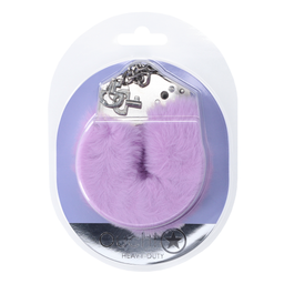Ouch! by shots Zware Fluffy Handboeien - Lavendel (8714273043108)