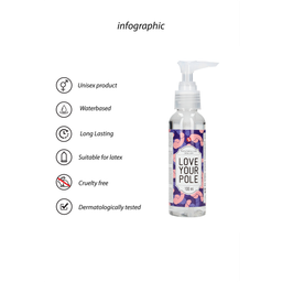 S-line by shots Love Your Pole - Masturbatie Glijmiddel - 3 fl oz / 100 ml (7423522520550)