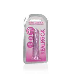 Realrock by shots Rechtdoor Realistische Dildo met Zuignap - 6'' / 14,5 (8714273070326)