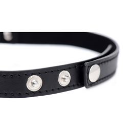 Xr brands Donkere Hart - Chrome Heart Zwarte Choker (848518034502)