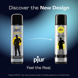 Pjur Superhero - Energizing Waterbased Lubricant for Men - 1 fl oz / 30 ml (827160104641)