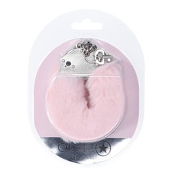 Ouch! by shots Zware Fluffy Handboeien - Poederroze (8714273043054)
