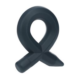 Levelz by shots Pencil Liquid Silicone Cockring - Zwart (8714273063588)