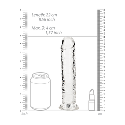 Realrock by shots Rechtdoor Realistisch Dildo met Zuignap - 8'' / 20 (8714273524973)