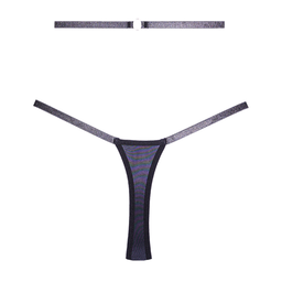 Allure Cherished - Kant en Gaas String - OS - Zwart (883045920959)