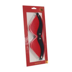 Ouch! by shots Milan Collectie - Blinddoek - Zwart/Rood (8714273055972)