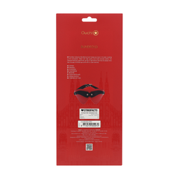 Ouch! by shots Milan Collectie - Blinddoek - Zwart/Rood (8714273055972)