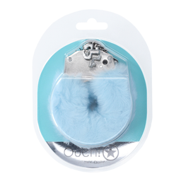 Ouch! by shots Zware Fluffy Handboeien - Poederblauw (8714273043092)