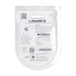 Levelz by shots 2 Loop Siliconen Cockring - Zwart (8714273063687)