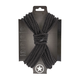 Ouch! by shots Polyester Bondage Touw - 10 m - Zwart (8714273059376)