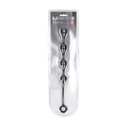 Levelz by shots Waterdrop Siliconen Anale Ballen - M - 30mm - Zwart (8714273066879)
