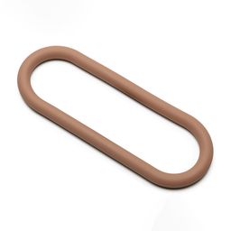 Perfectfitbrand Siliconen Hefty Wrap Ring - Cockring - 12 / 30,5 cm - Huidskleur 3 (628430541575)