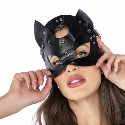 Mapalé Synthetisch Leren Oogmasker - Één Maat - Zwart (190602299398)