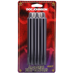 Doc johnson Japanse Drip Kaarsen - Zwart (782421082802)